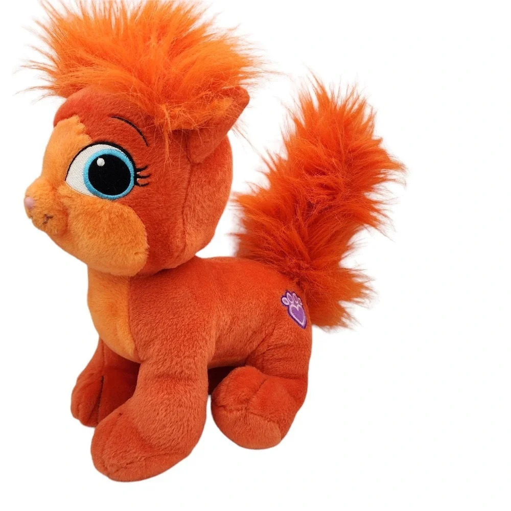 Disney Little Mermaid Ariel Palace Pets Cat Treasure Build a Bear Orange Plush